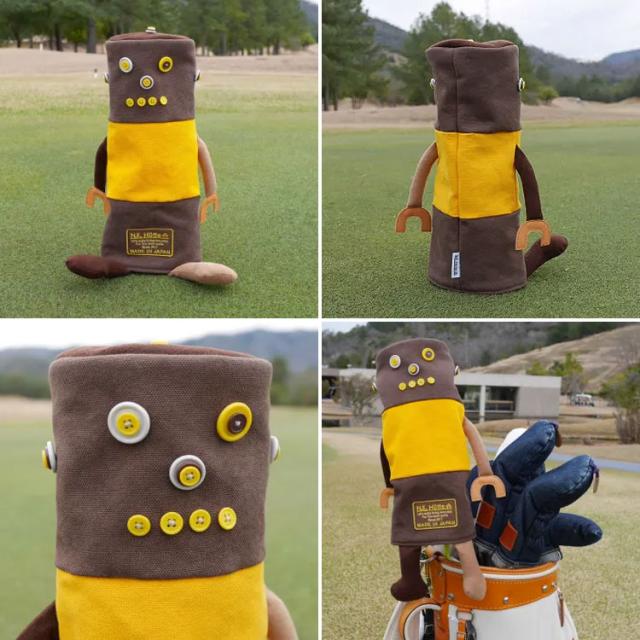 【数量限定】N.E.Hutte エヌイーヒュッテ ヘッドカバー ドライバー用 DR用 ロボット型 RPA パドリッシュくん ゴルフ