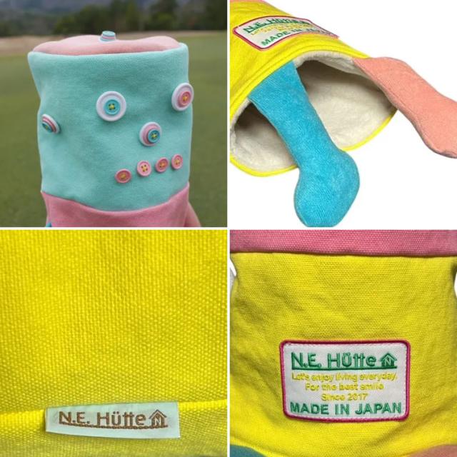 【数量限定】N.E.Hutte エヌイーヒュッテ ヘッドカバー ドライバー用 DR用 ロボット型 RSB シャーベットちゃん ゴルフ