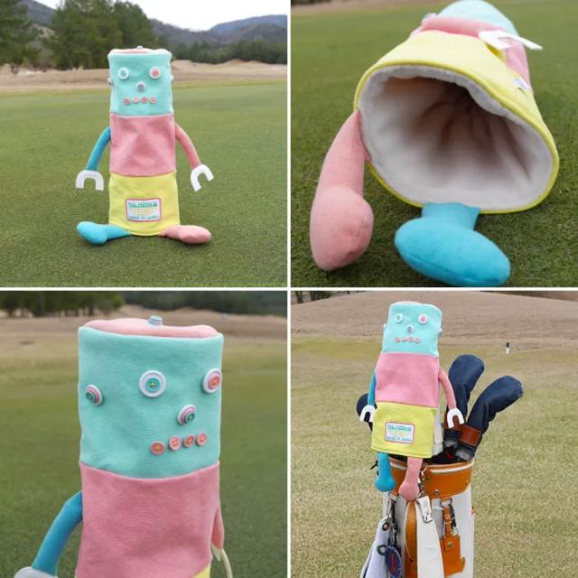 【数量限定】N.E.Hutte エヌイーヒュッテ ヘッドカバー ドライバー用 DR用 ロボット型 RSB シャーベットちゃん ゴルフ