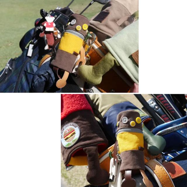 【数量限定】N.E.Hutte エヌイーヒュッテ ロボット型ボールケース MPA ミニパドリッシュくん ボールポーチ ゴルフ