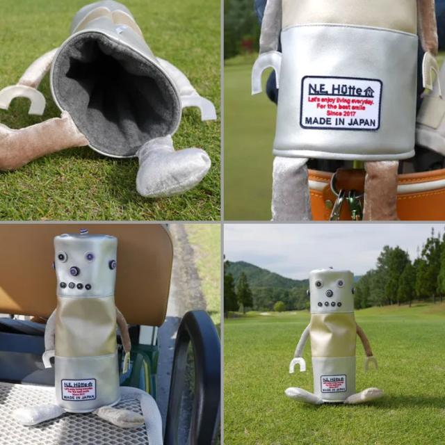 【数量限定】N.E.Hutte エヌイーヒュッテ ヘッドカバー ドライバー用 DR用 ロボット型 RSL シルベスターくん ゴルフ