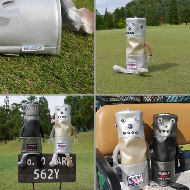 【数量限定】N.E.Hutte エヌイーヒュッテ ヘッドカバー ドライバー用 DR用 ロボット型 RSL シルベスターくん ゴルフ