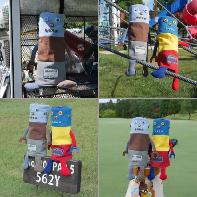 【数量限定】N.E.Hutte エヌイーヒュッテ ヘッドカバー ドライバー用 DR用 ロボット型 RHU ヒューゴくん ゴルフ