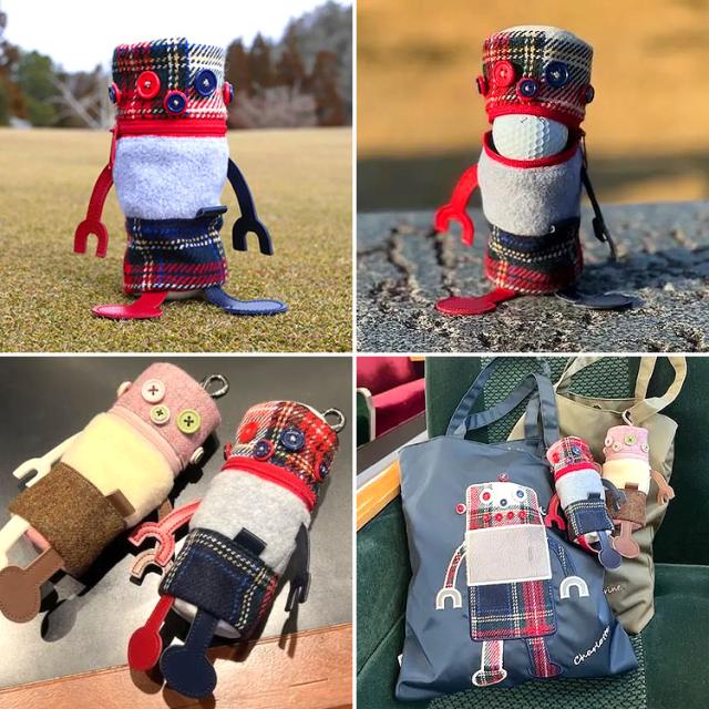 数量限定】N.E.Hutte エヌイーヒュッテ ロボット型ボールケース MCH