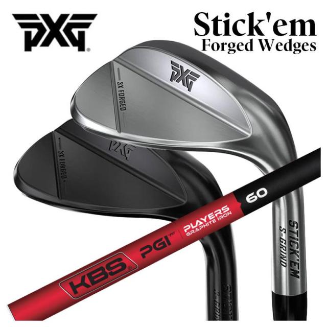 【特注ウェッジ】PXG Stick’em フォージドウェッジ KBS PGI カーボンシャフト