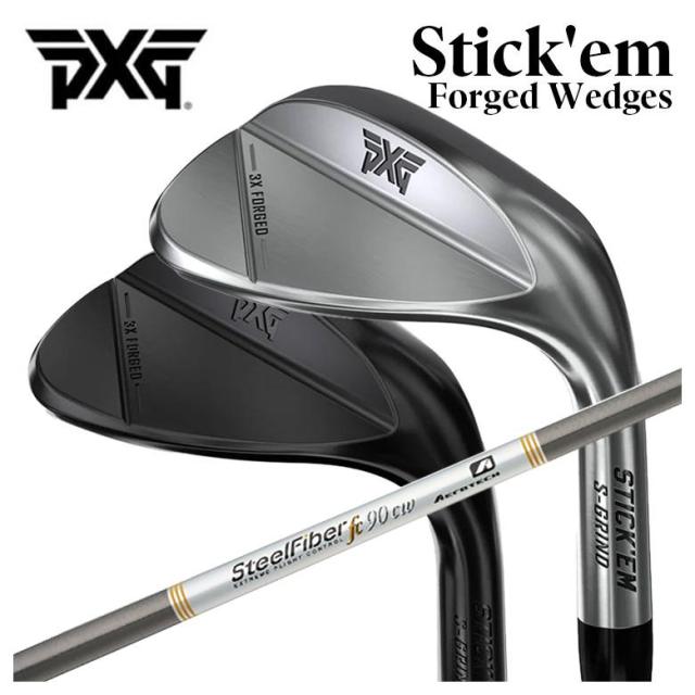 【特注ウェッジ】PXG Stick’em フォージドウェッジ スチールファイバー FCシリーズ シャフト