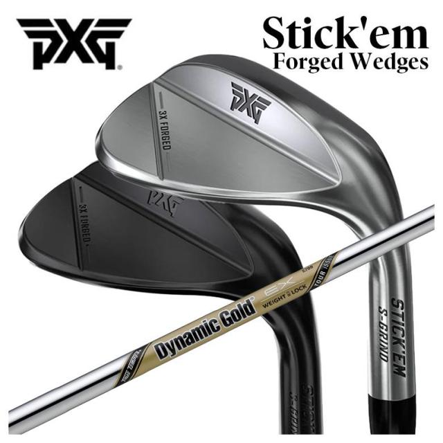 【特注ウェッジ】PXG Stick’em フォージドウェッジ トゥルーテンパー ダイナミックゴールド EX ツアーイシュー シャフト