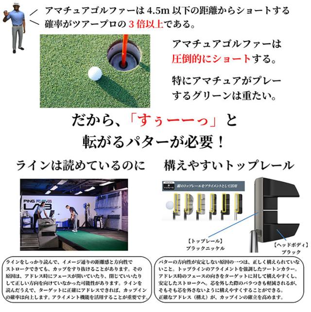 【パター・受注生産】 ピン スコッツデール クレイジー パター 左用あり PING SCOTTSDALE CRAZ-E_4