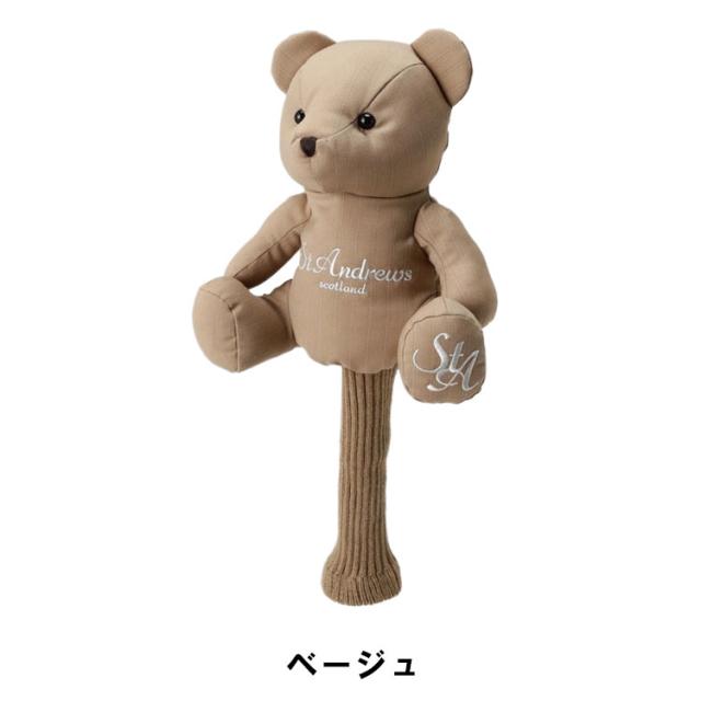 セント アンドリュース ピンストライプベア ドライバー用ヘッドカバー