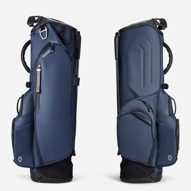 ベゼル スタンド キャディバッグ PLAYER 5.0 Stand シングルストラップ ネイビー 8.5型 47インチ対応 VESSEL スタンドバッグ ゴルフ_1