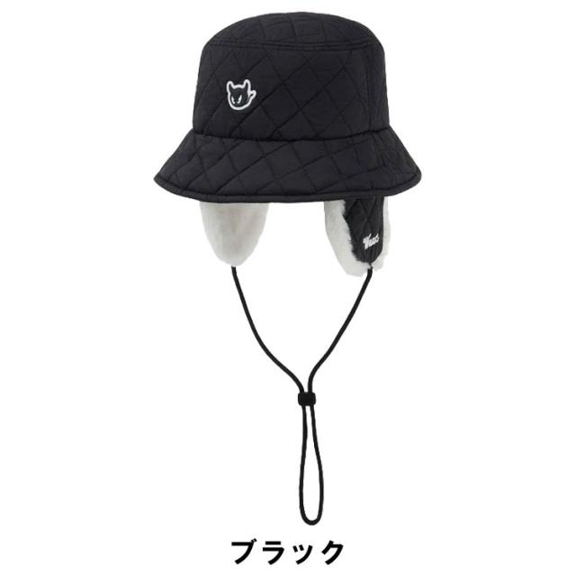 ワック WAAC UNISEX イヤーフラップバケットハット 防寒 寒さ対策 耳当て付き ユニセックス 072254833 ゴルフ_1