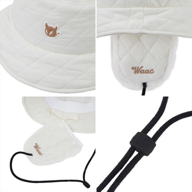 ワック WAAC UNISEX イヤーフラップバケットハット 防寒 寒さ対策 耳当て付き ユニセックス 072254833 ゴルフ_6