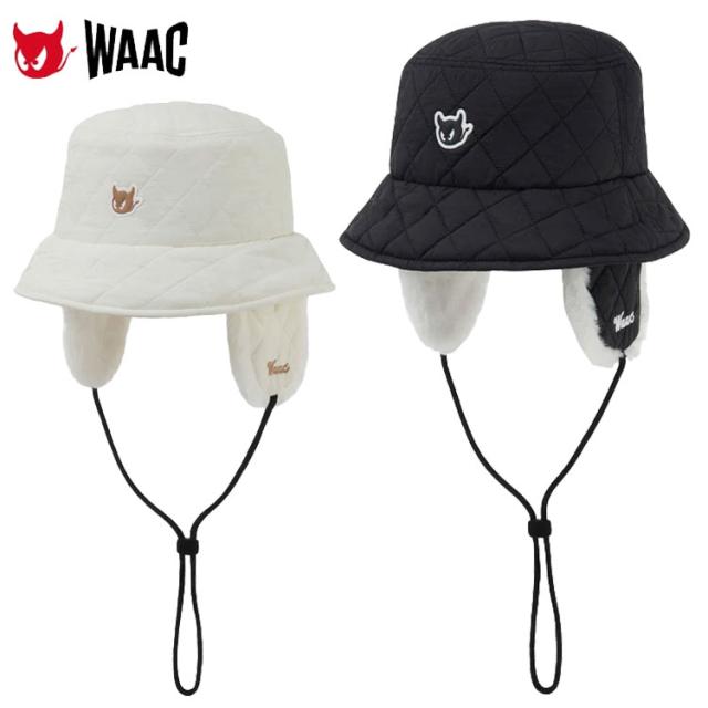 ワック WAAC UNISEX イヤーフラップバケットハット 防寒 寒さ対策 耳当て付き ユニセックス 072254833 ゴルフ