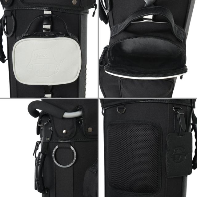 WAAC ワック キャスター付き カートキャディバッグ ユニセックス シティライン ホイールキャディバッグ 9型 UNISEX CITY LINE 072254800 ゴルフ_5
