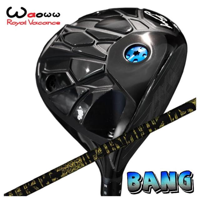 【特注・ヘッド在庫有り】 Waoww（ワオ） Bang（バン）ドライバー TRPX(ティーアールピーエックス)  Fabulous （ファビュラス） Ni-Ti シャフト