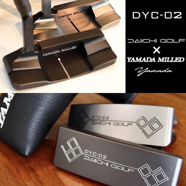 【パター・受注生産】山田パター工房 DYC-02 パター バーニングブラック ヤマダパター ワイドソール ゴルフ_2