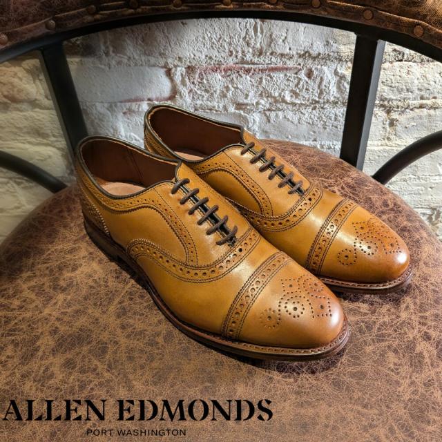 アレンエドモンズ ALLEN EDMONDS ビジネスシューズ メンズ ドレスシューズ ストランド ストレートチップ Eワイズ ウォールナット 1635【送料無料】