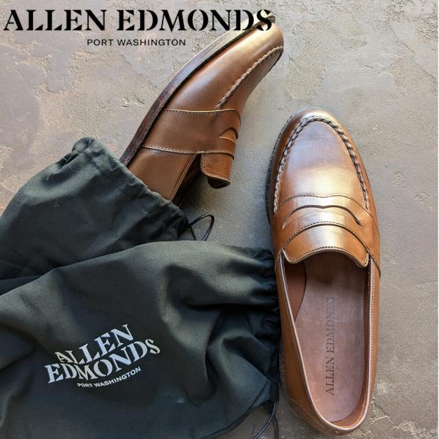アレンエドモンズ ALLEN EDMONDS ローファー メンズ ビジネスシューズ ペニー ランドルフ Eワイズ ブラウン 2165【送料無料】