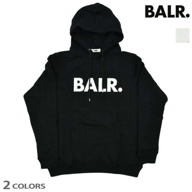 ボーラー パーカー メンズ プルオーバーパーカー フーディー ブラック 黒 ホワイト 白 BALR. BRAND STRAIGHT  HOODIE【送料無料】
