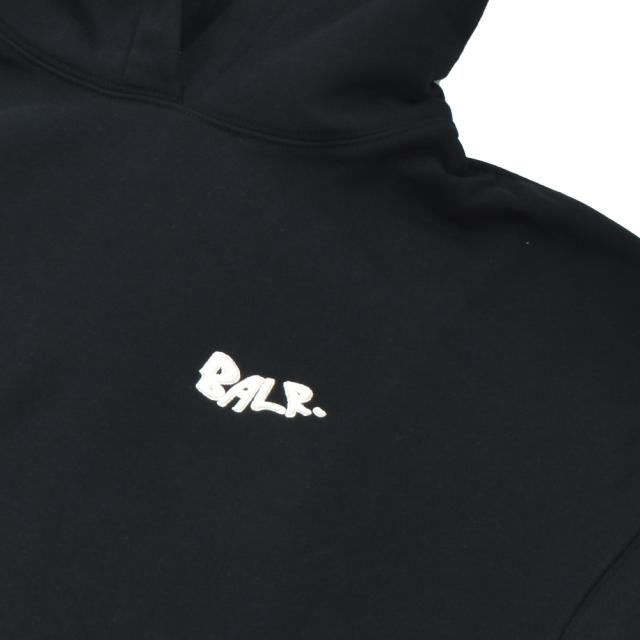 ボーラー BALR. パーカー メンズ プルオーバーパーカー フーディー ブラック 黒 GAME OF THE GODS GRAFFITI BOX FIT HOODIE【送料無料】_5