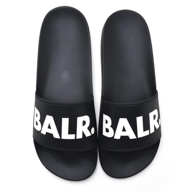 BALR. ボーラー シャワーサンダル メンズ スポーツ サンダル スポサン シャワサン スライドサンダル ブラック 黒 CLASSIC BRAND SLIDE【送料無料】