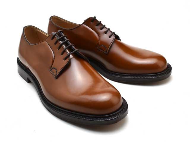 チャーチ Church's Paris シャノン サンダルウッド ポリッシュバインダー SHANNON SANDAL　WOOD POLISHED BINDER ブラウン 茶メンズ プレーントゥ 【送料無料】_1