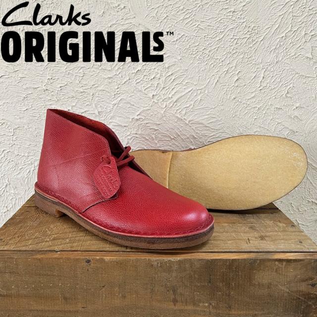 クラークス CLARKS 20356343 DESERTBOOT RED INTEREST LE メンズ デザート ブーツ レッド インタレストレザー ホーウィンレザー 【送料無料】