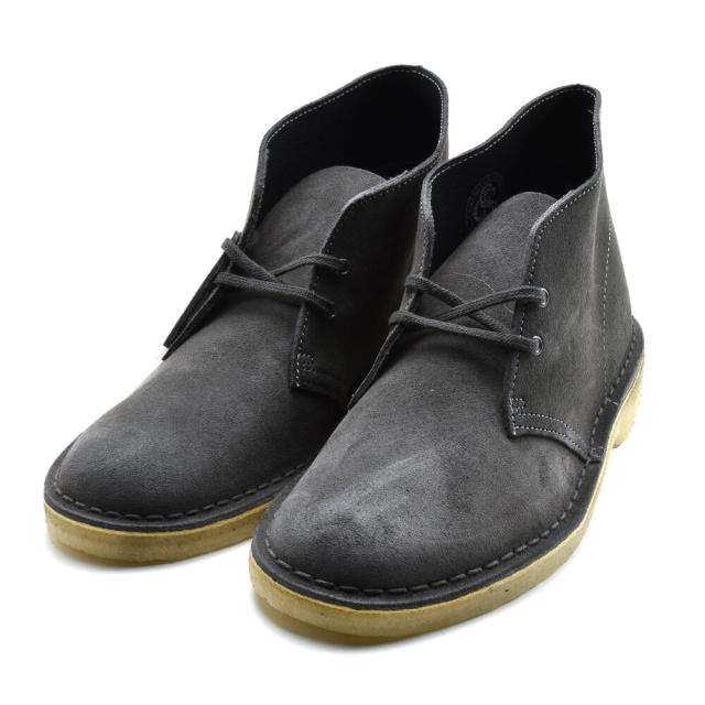 クラークス デザートブーツ メンズ スエード レザー シューズ スレートグレー CLARKS DESERT BOOT【送料無料】_1