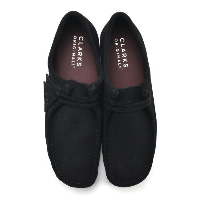 クラークス オリジナルス ワラビー メンズ ローカット モカシン シューズ ブラック 黒 スエード CLARKS ORIGINALS WALLABEE【送料無料】_4