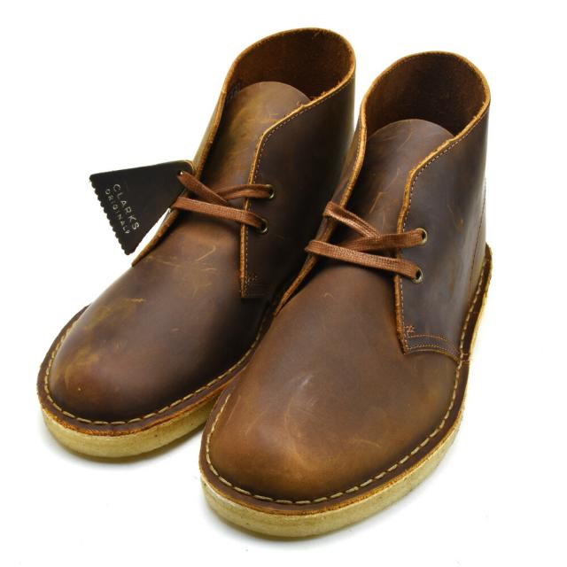 クラークス デザートブーツ メンズ レザー シューズ ビーズワックス ブラウン CLARKS DESERT BOOT【送料無料】_1
