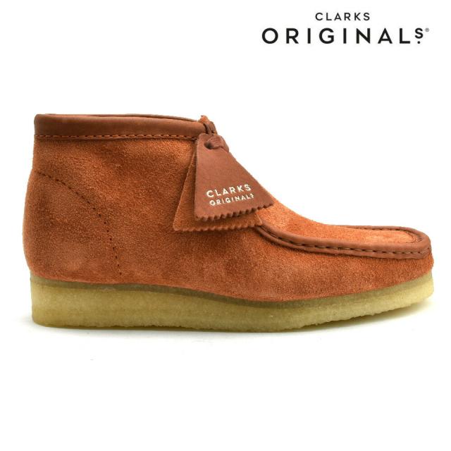 クラークス オリジナルス ワラビーブーツ メンズ ブーツ スエード タンヘアリー クレープソール CLARKS ORIGINALS WALLABEE BOOT【送料無料】