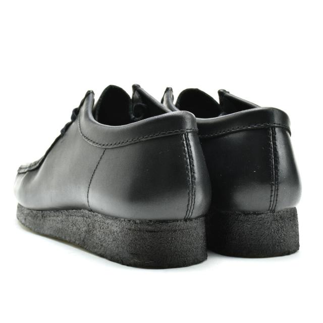 クラークス オリジナルス ワラビー メンズ ローカット モカシン シューズ ブラック 黒 レザー CLARKS ORIGINALS WALLABEE【送料無料】_2