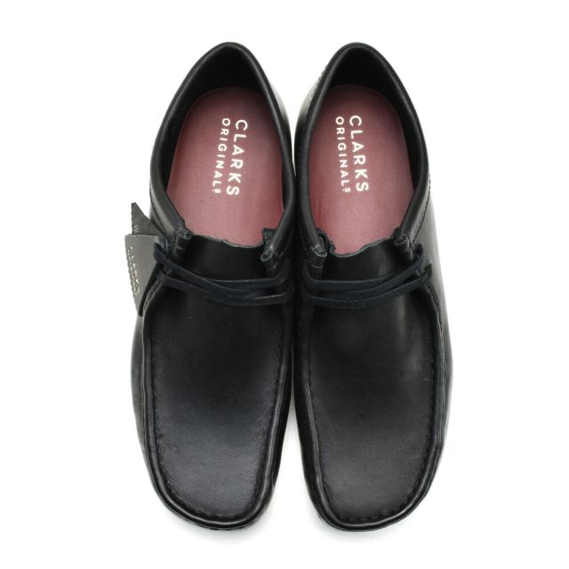 クラークス オリジナルス ワラビー メンズ ローカット モカシン シューズ ブラック 黒 レザー CLARKS ORIGINALS WALLABEE【送料無料】_4