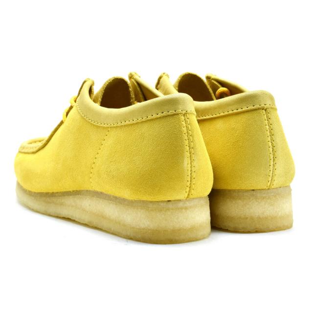 クラークス オリジナルス ワラビー メンズ ローカット モカシン シューズ イエロー スエード CLARKS ORIGINALS WALLABEE【送料無料】_2