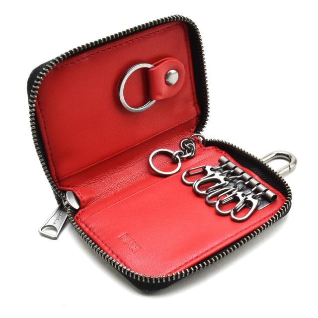 ディーゼル 6連キーケース メンズ キーリング ダークストーン