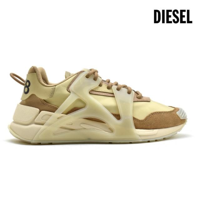 ディーゼル スニーカー メンズ ローカット ダッドシューズ トープ ベージュ系 DIESEL S-SERENDIPITY MASK【送料無料】