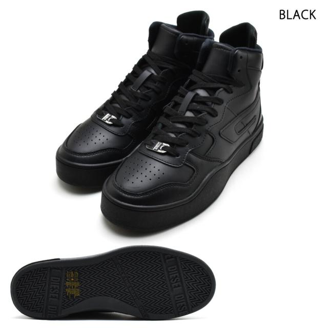 ディーゼル スニーカー メンズ ミッドカット シューズ 靴 レザー ホワイト レッド グリーン ブラックDIESEL S-UKIYO MID【送料無料】_2