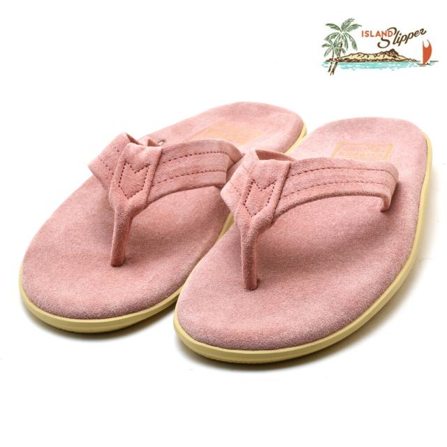 アイランドスリッパ ビーチサンダル ビーサン スエード ピンク メンズ レディース SLIPPER PT203SL SUEDE THONG PINK【送料無料】