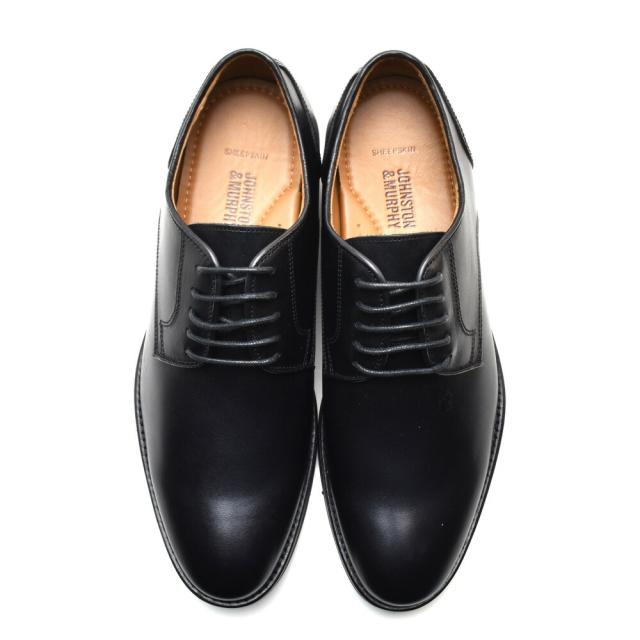 ジョンストン＆マーフィー JOHNSTON&MURPHY CARLSON PLAIN TOE 20-3917 BLACK カールソン プレーントゥ ドレスシューズ ビジネスシューズ 革靴 ブラック 黒 メンズ【送料無料】