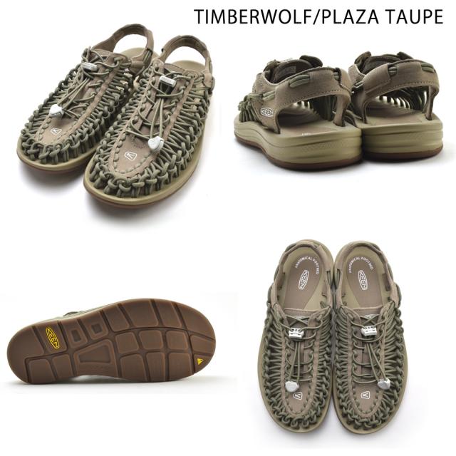 キーン KEEN ユニーク メンズ サンダル スポーツサンダル アウトドア ブラック グレー マグネット スチールグレー ティンバーウルフ プラザトープ UNEEK【送料無料】