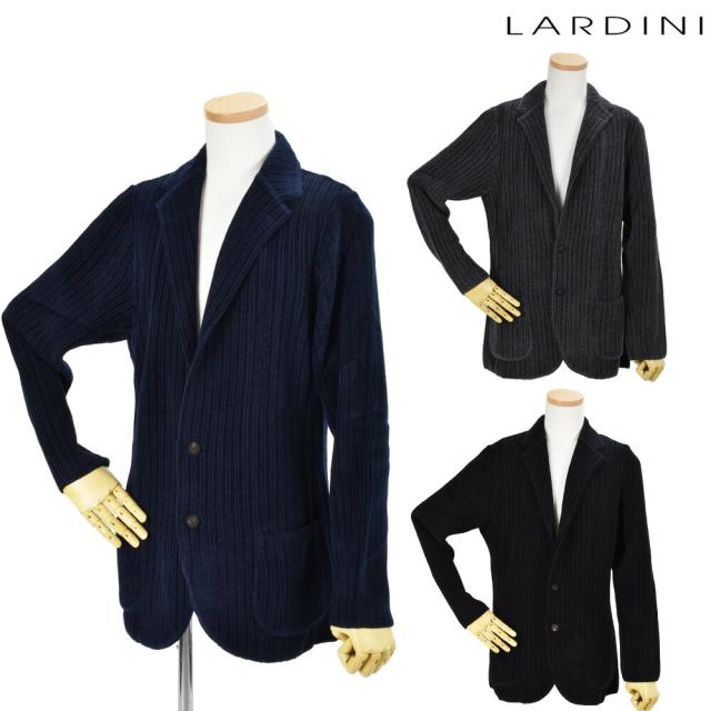 ラルディーニ LARDINI ILLJM56/IL53006 920 850 999 NAVY GRAY BLACK 2つボタン ニットジャケット テーラードジャケット ネイビー グレー ブラック メンズ【送料無料】