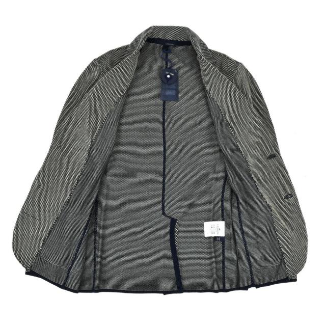 ラルディーニ LARDINI EGLJM19/EG52003 850BE JACKET NAVY MIX 2つボタン ニットジャケット テーラード ジャケット カジュアルジャケット ネイビーミックス メンズ【送料無料】_4