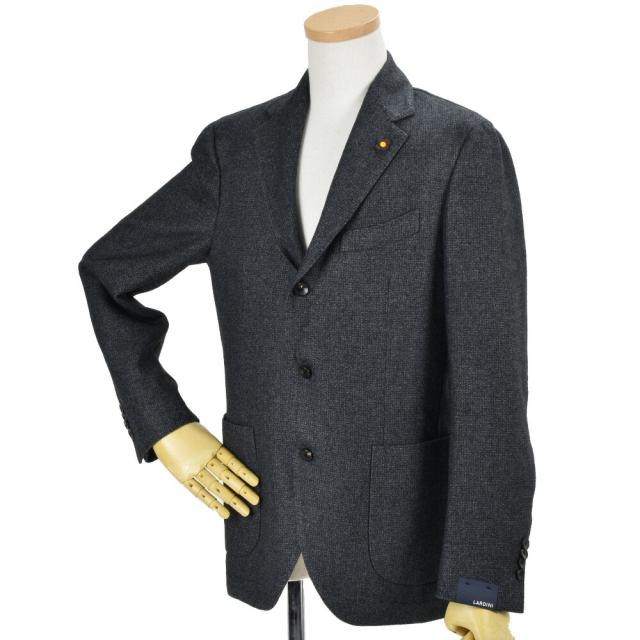 ラルディーニ LARDINI IL0319AV/R53201 999TW 849TW GRAY BLUE 3つボタン ジャケット テーラードジャケット ウール ジャケット グレー ブルー メンズ【送料無料】_3