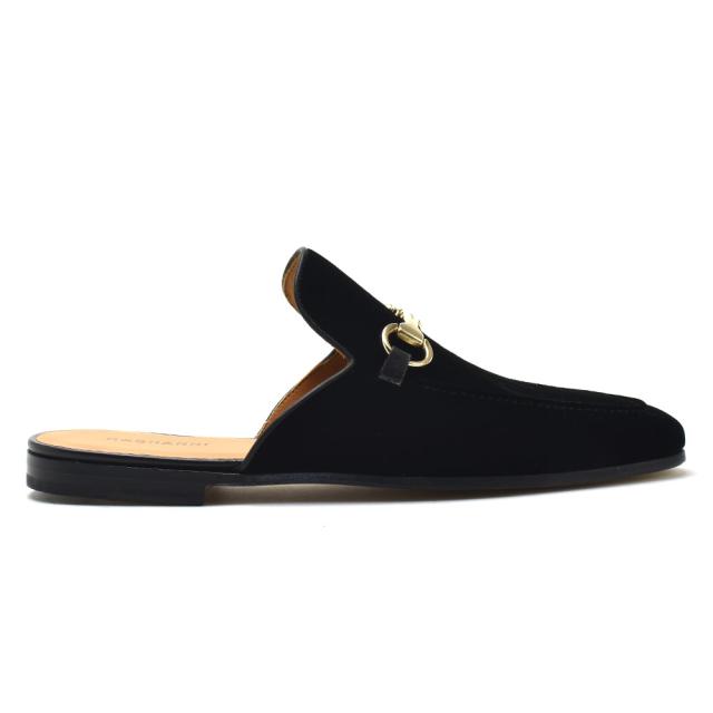 マグナーニ  サンダル メンズ ミュール ビットローファー ベロア 紳士靴 シューズ  ブラック 黒 MAGNANNI 24476【送料無料】