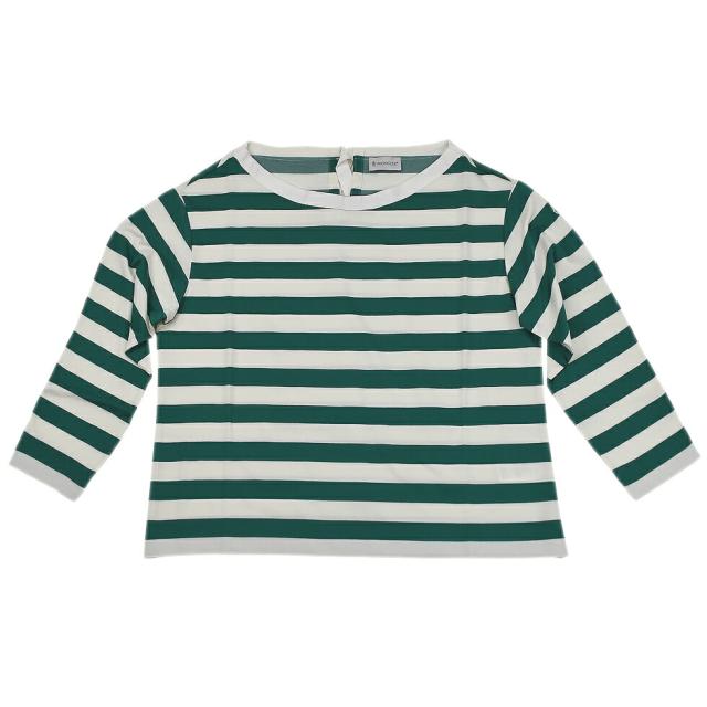MONCLER モンクレール 80618 00 83140/858 Tシャツ ホワイト/グリーン