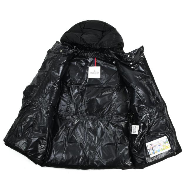 モンクレール ダウンジャケット キッズ ジュニア 子供用 パデッドジャケット ブルゾン フード付き ブラック 黒 MONCLER KATRIN【送料無料】_2