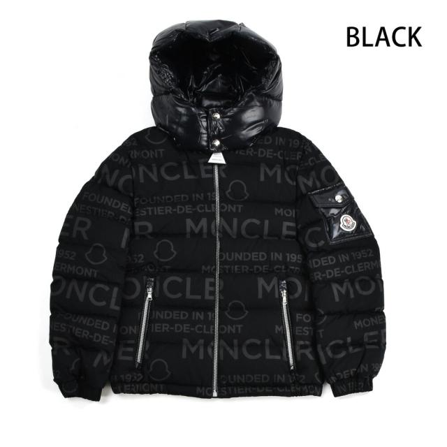 モンクレール ダウンジャケット キッズ ジュニア 子供用 ブルゾン フード付きダウン ブラック ホワイト 黒 白 MONCLER ORANS【送料無料】_2