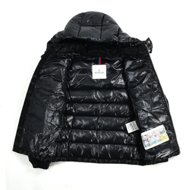 モンクレール ダウンジャケット キッズ ジュニア 子供用 ブルゾン フード付きダウン ブラック ホワイト 黒 白 MONCLER ORANS【送料無料】_4