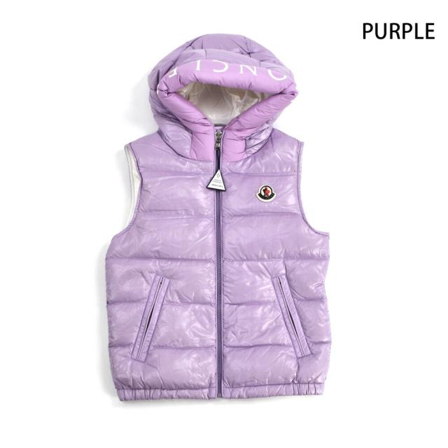 モンクレール ダウンベスト キッズ ジュニア 子供用 ジレ アウター ダークネイビー ピンク パープル MONCLER MONTREUIL【送料無料】_1