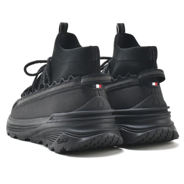 モンクレール MONCLER スニーカー メンズ ハイカット レースアップ ソックスシューズ ソックススニーカー ビブラムソール ブラック 黒 MONTE RUNNER【送料無料】_2